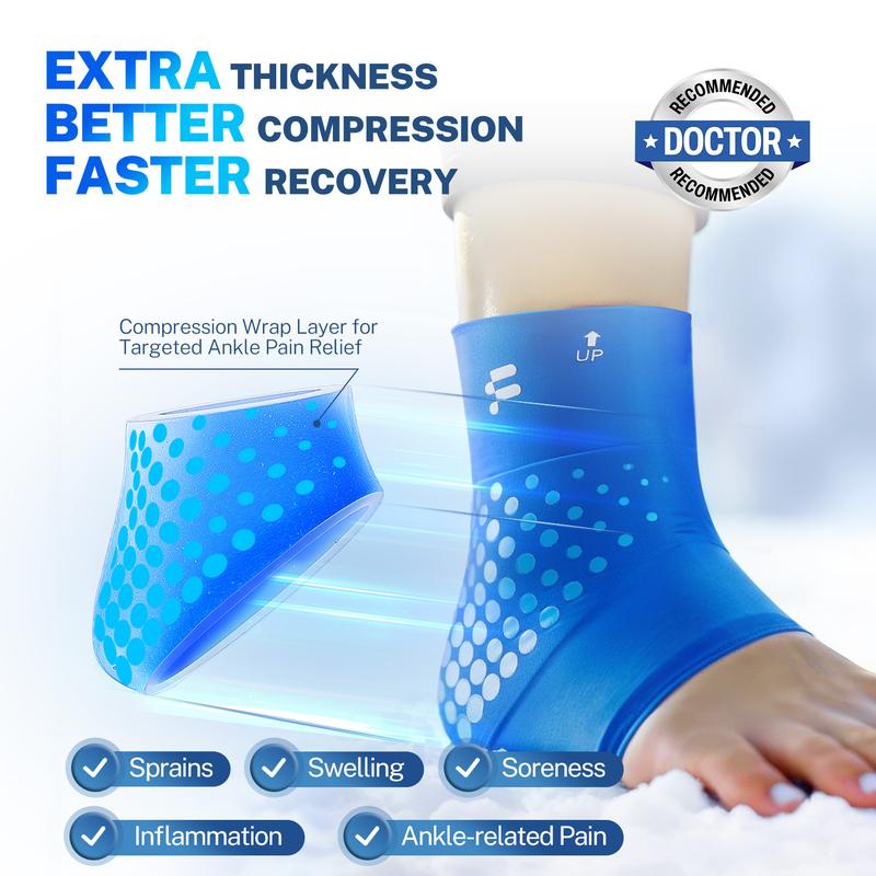 Comforting Ankle Ice Pack Wrap