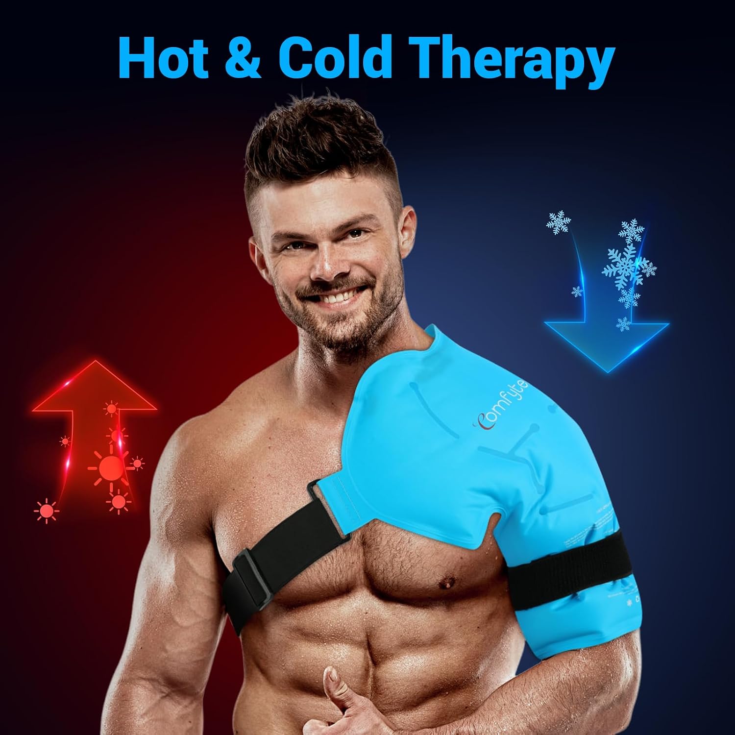 Comfy Shoulder Ice Pack Therapy Wrap