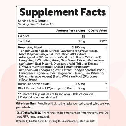 Rylo Testosterone+ Advanced 240 Softgels