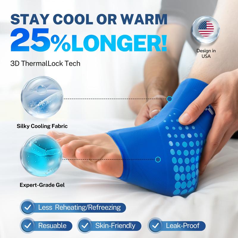 Comforting Ankle Ice Pack Wrap