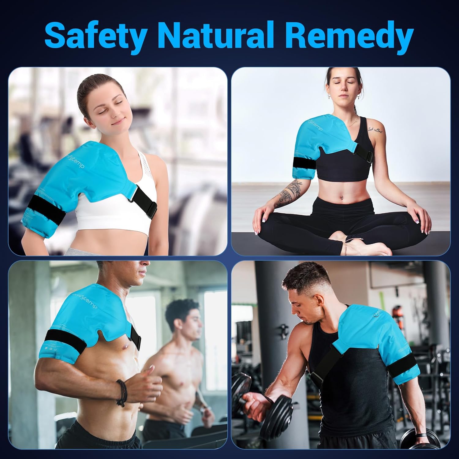 Comfy Shoulder Ice Pack Therapy Wrap