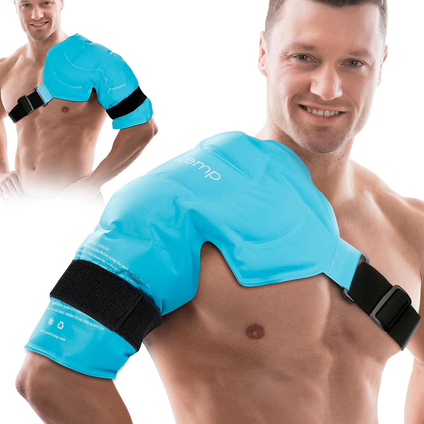 Comfy Shoulder Ice Pack Therapy Wrap