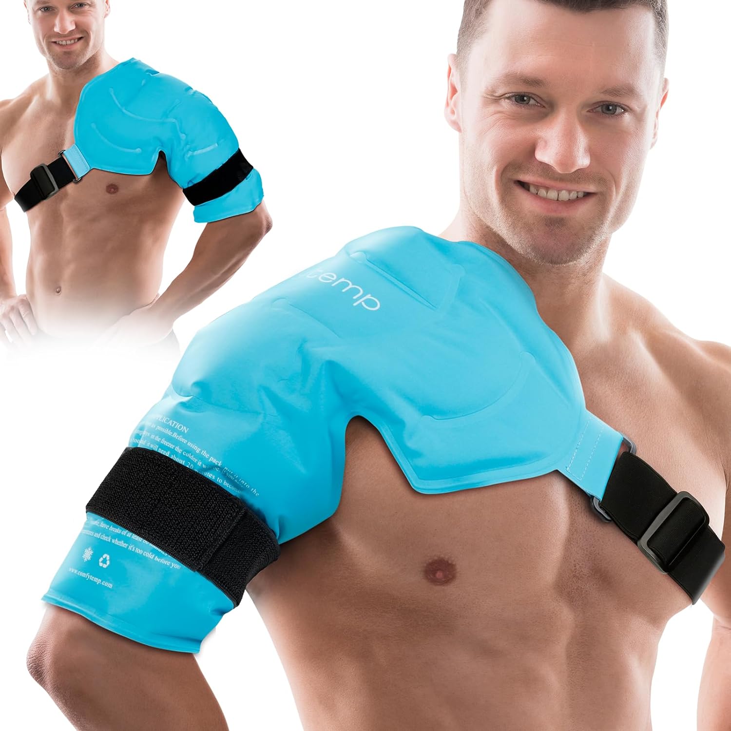 Comfy Shoulder Ice Pack Therapy Wrap