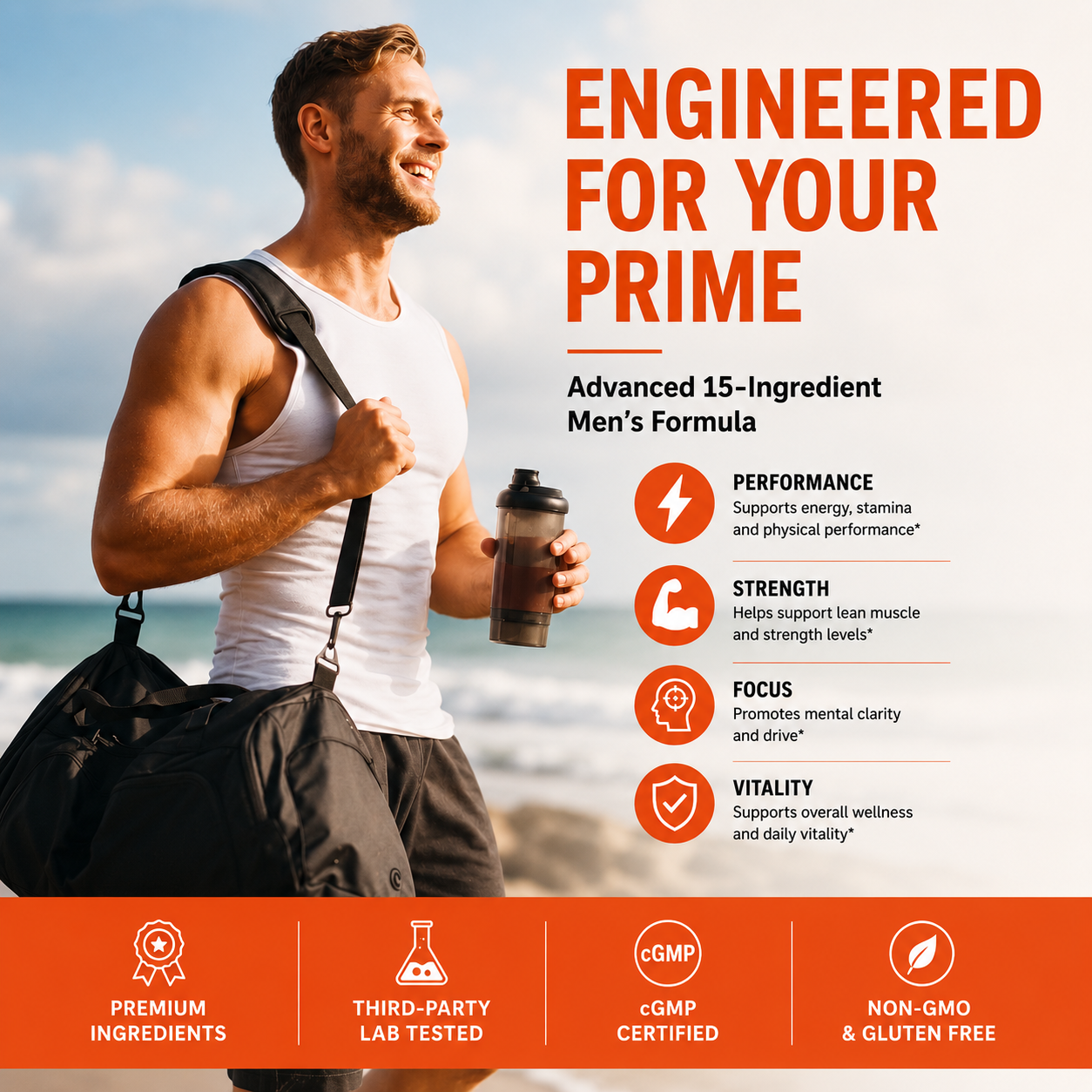 Rylo Testosterone+ Advanced 240 Softgels